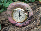 Hand Made Rhodonite Alarm Clock - sold per item - From Zimbabwe - Toprock Gemstones and Minerals 