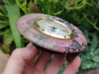 Hand Made Rhodonite Alarm Clock - sold per item - From Zimbabwe - Toprock Gemstones and Minerals 