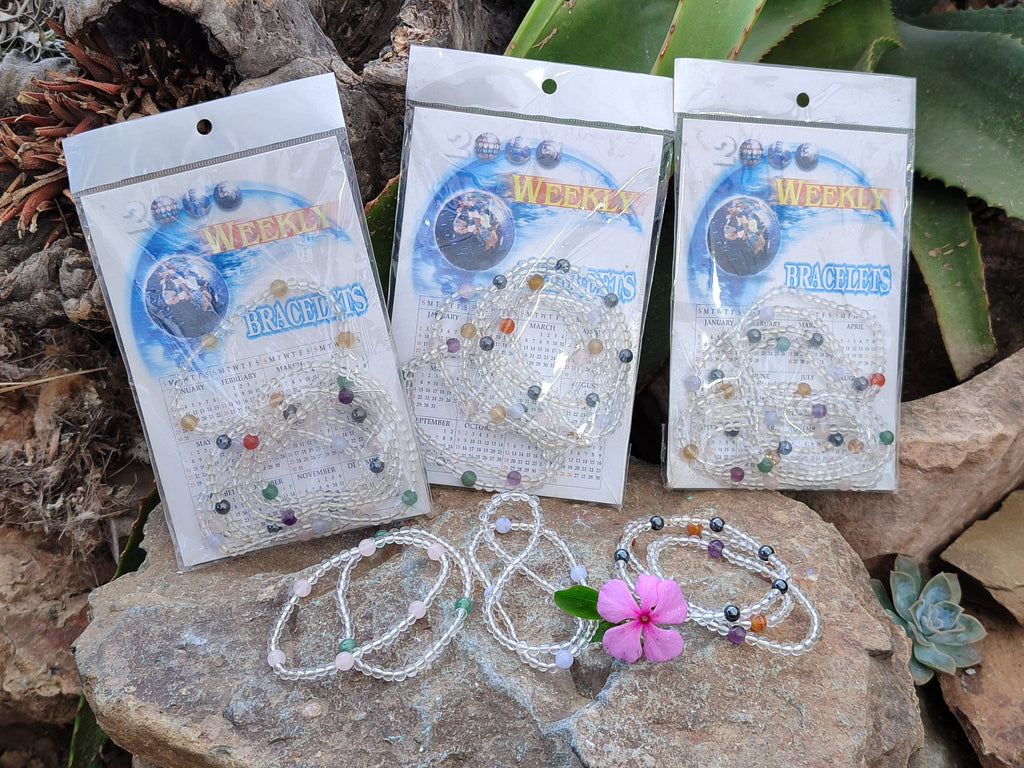 Hand Made Stone Bead Bracelets - sold per item - From China - Toprock Gemstones and Minerals 