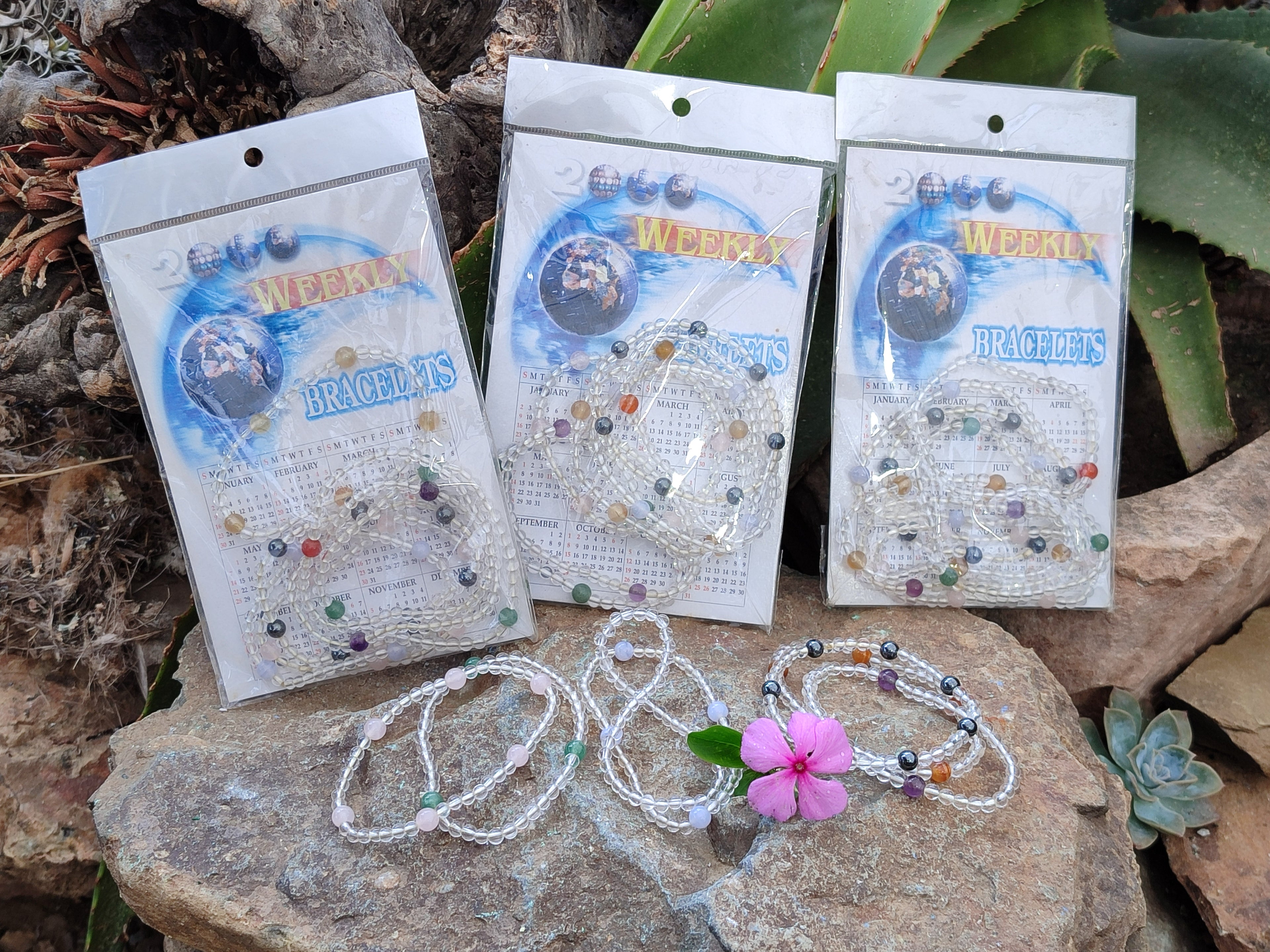 Hand Made Stone Bead Bracelets - sold per item - From China - Toprock Gemstones and Minerals 