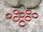 Hand Made Red Jasper Rings - sold per item - From South Africa - Toprock Gemstones and Minerals 
