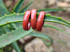 Hand Made Red Jasper Rings - sold per item - From South Africa - Toprock Gemstones and Minerals 