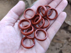 Hand Made Red Jasper Rings - sold per item - From South Africa - Toprock Gemstones and Minerals 