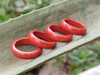 Hand Made Red Jasper Rings - sold per item - From South Africa - Toprock Gemstones and Minerals 