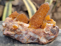 Natural Golden Solar Spirit Quartz Clusters x 3 From Boekenhouthoek, South Africa - Toprock Gemstones and Minerals 