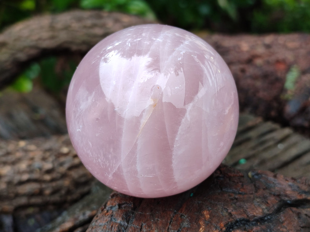Polished Rose Quartz Spheres x 3 From Ambatondrazaka, Madagascar - Toprock Gemstones and Minerals 