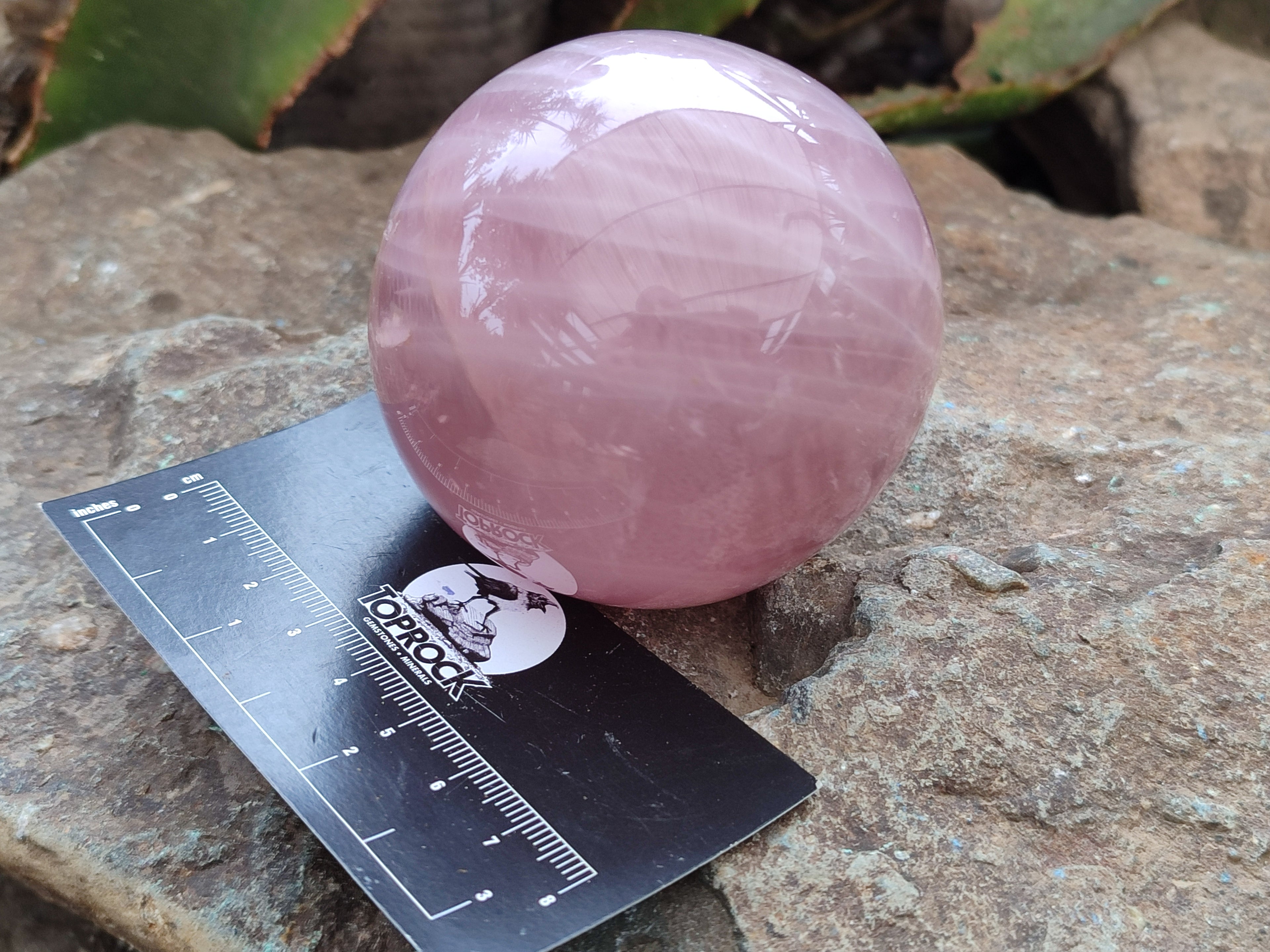 Polished Rose Quartz Spheres x 3 From Ambatondrazaka, Madagascar - Toprock Gemstones and Minerals 