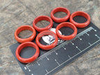 Hand Made 17mm Red Jasper Rings - sold per item - From South Africa - Toprock Gemstones and Minerals 