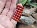 Hand Made 17mm Red Jasper Rings - sold per item - From South Africa - Toprock Gemstones and Minerals 