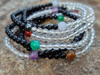 Hand Made Stone Bead Bracelets x 12 From China - Toprock Gemstones and Minerals 