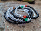 Hand Made Stone Bead Bracelets x 12 From China - Toprock Gemstones and Minerals 