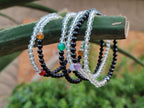 Hand Made Stone Bead Bracelets x 12 From China - Toprock Gemstones and Minerals 