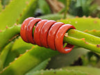 Hand Made 16.5mm Red Jasper Rings - sold per item - From South Africa - Toprock Gemstones and Minerals 