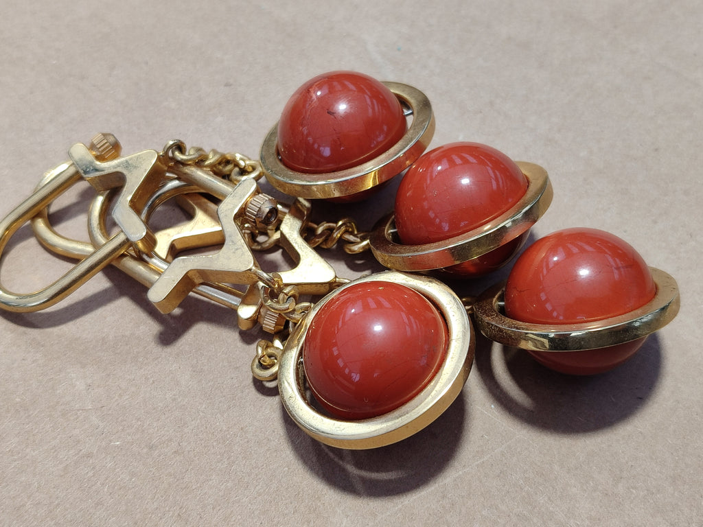 Hand Made Red Jasper Keyring - sold per item - From South Africa - Toprock Gemstones and Minerals 