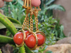 Hand Made Red Jasper Keyring - sold per item - From South Africa - Toprock Gemstones and Minerals 