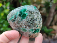 Polished Emerald Mica In Matrix Standing Free Forms x 6 From Mutoko, Zimbabwe - Toprock Gemstones and Minerals 
