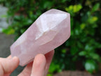Polished Double Terminated Rose Quartz Points x 6 From Ambatondrazaka, Madagascar - Toprock Gemstones and Minerals 