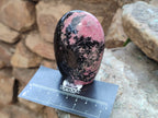 Polished Rhodonite Standing Free Forms x 6 From Ambindavato, Madagascar - Toprock Gemstones and Minerals 