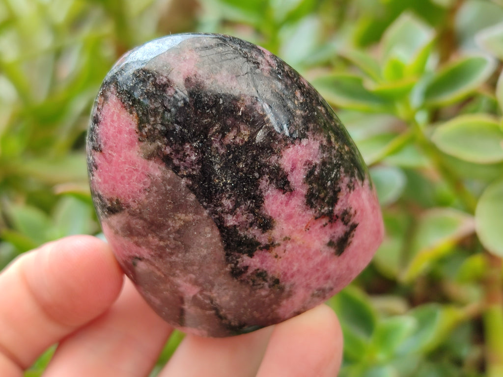 Polished Rhodonite Standing Free Forms x 6 From Ambindavato, Madagascar - Toprock Gemstones and Minerals 
