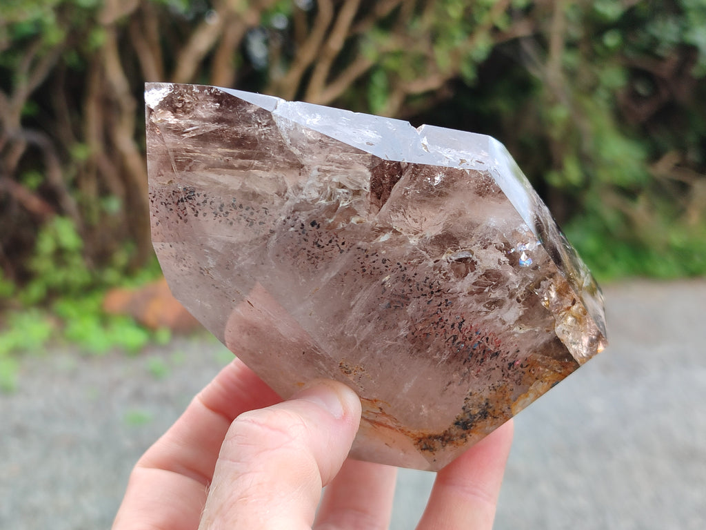 Polished Smokey Quartz Crystals x 3 From Madagascar - Toprock Gemstones and Minerals 