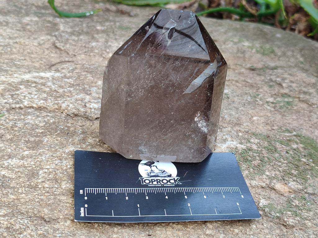 Polished Smokey Quartz Crystals x 3 From Madagascar - Toprock Gemstones and Minerals 