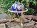 Polished Lapis Lazuli World Globe x 1 From China - Toprock Gemstones and Minerals 