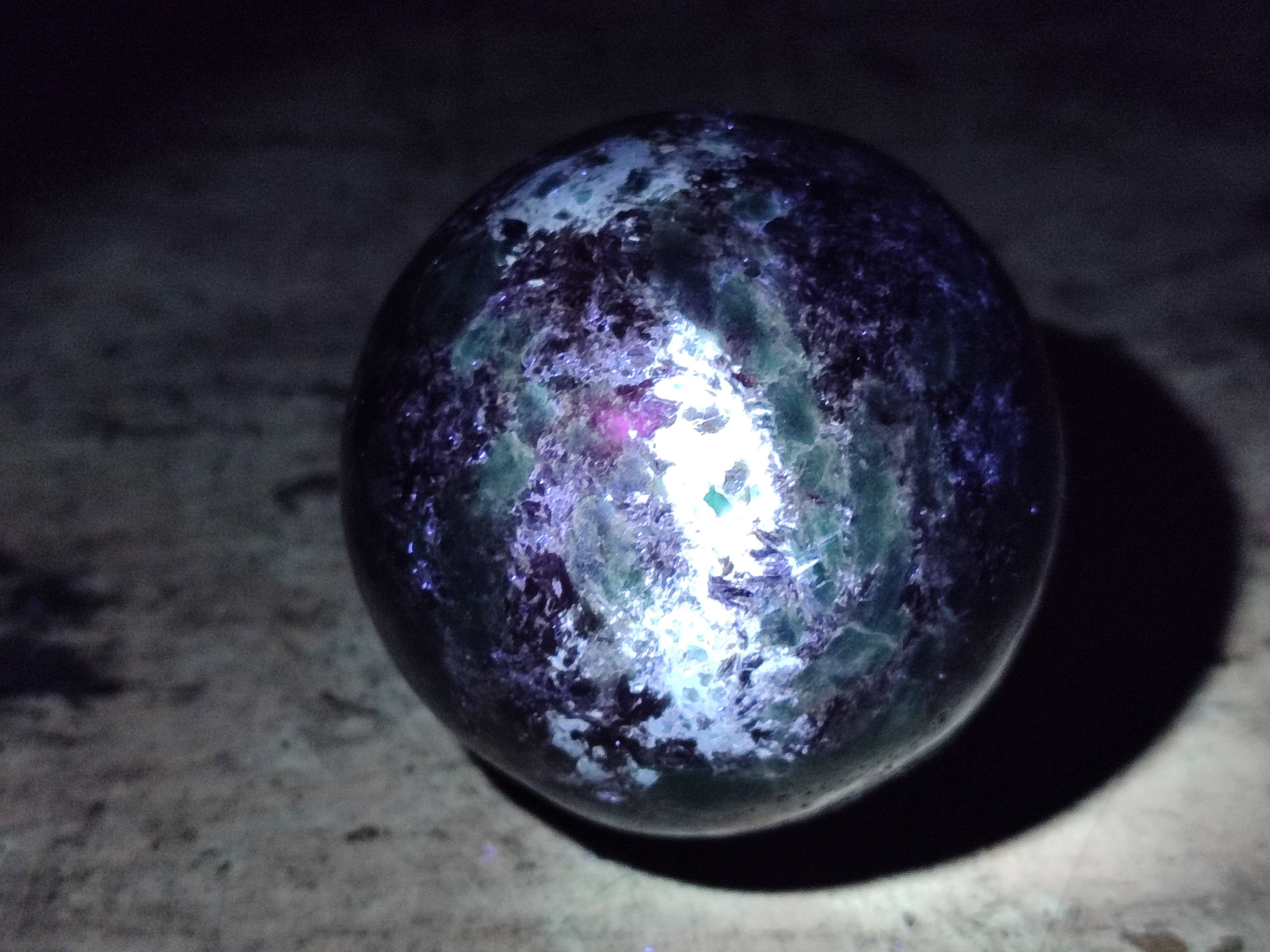 Polished Emerald Mica In Matrix Spheres x 2 From Mutoko, Zimbabwe - Toprock Gemstones and Minerals 