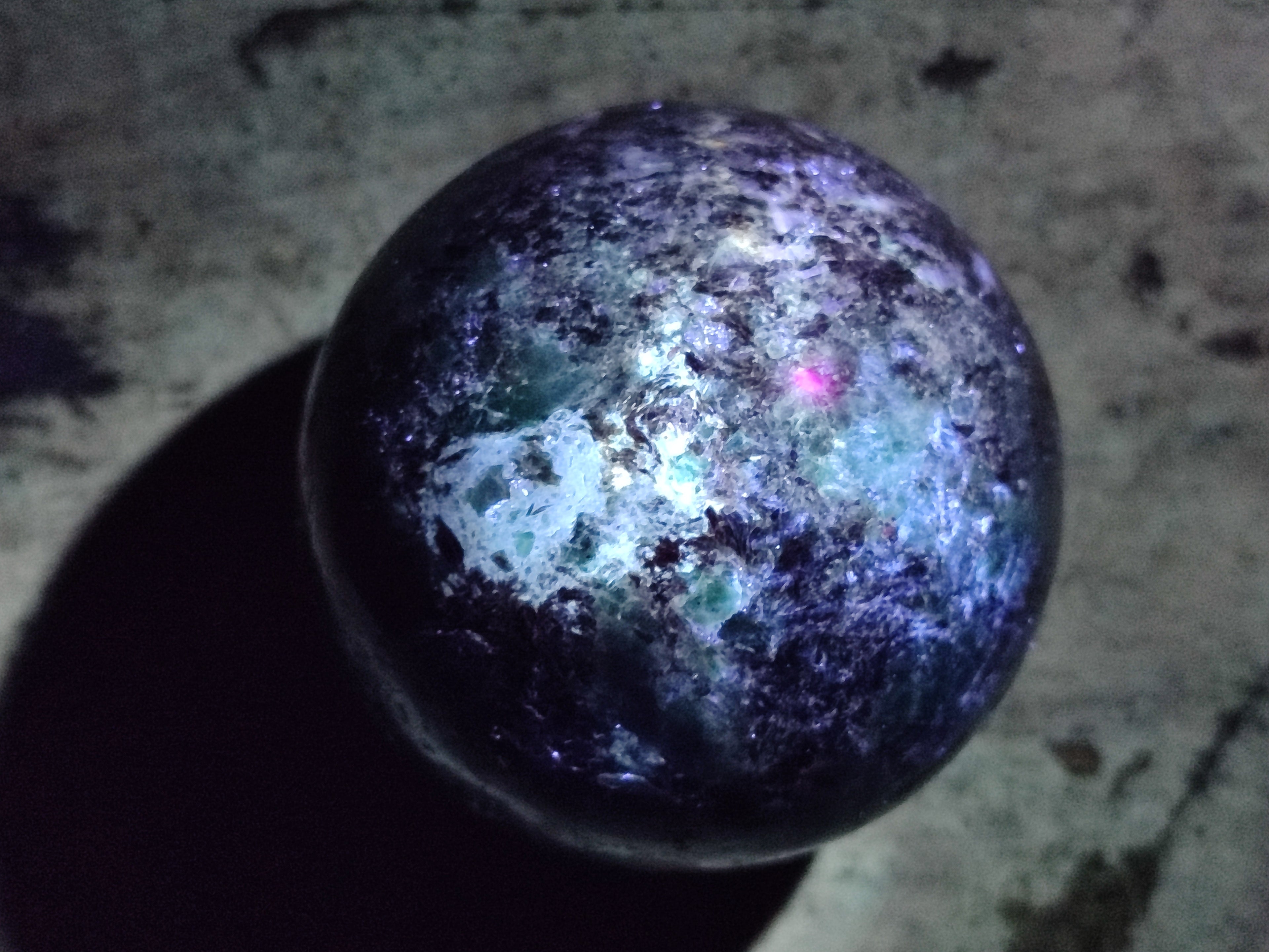 Polished Emerald Mica In Matrix Spheres x 2 From Mutoko, Zimbabwe - Toprock Gemstones and Minerals 