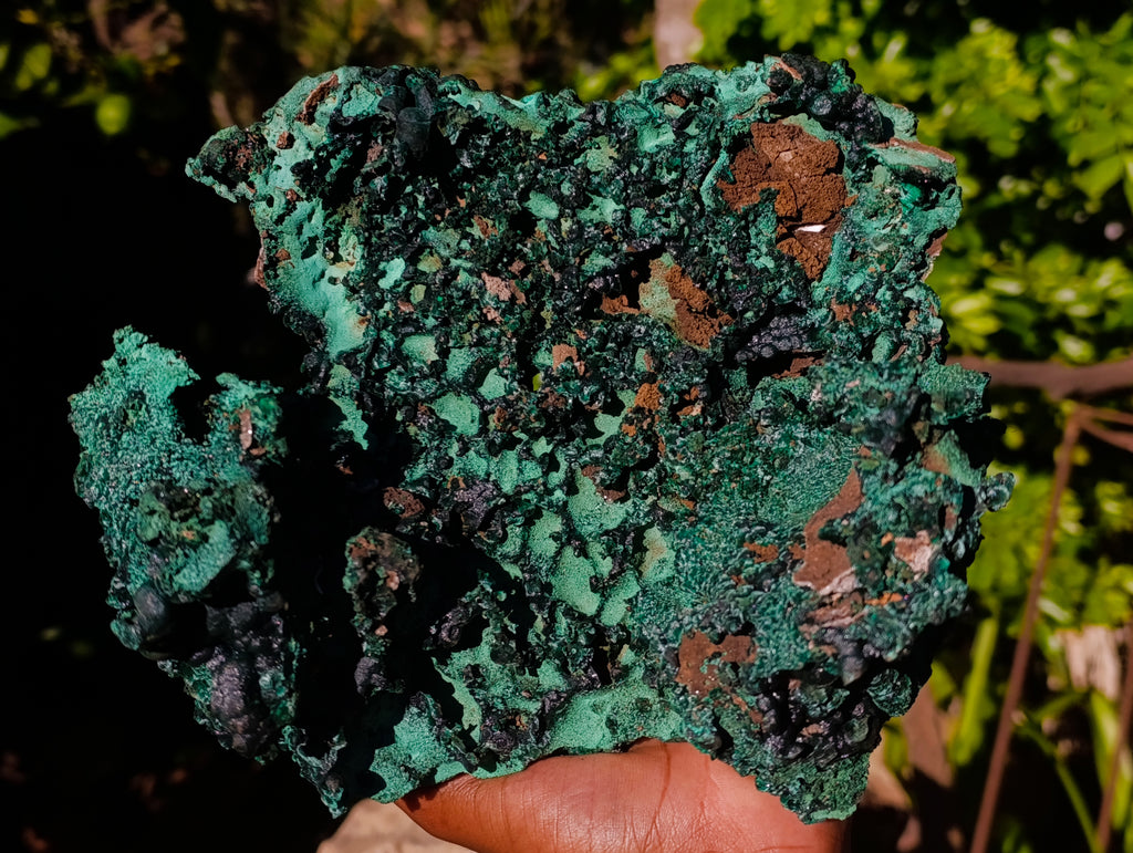 Natural Botryoidal Malachite Specimens x 1 From Tenke Fungurume, Congo - Toprock Gemstones and Minerals 