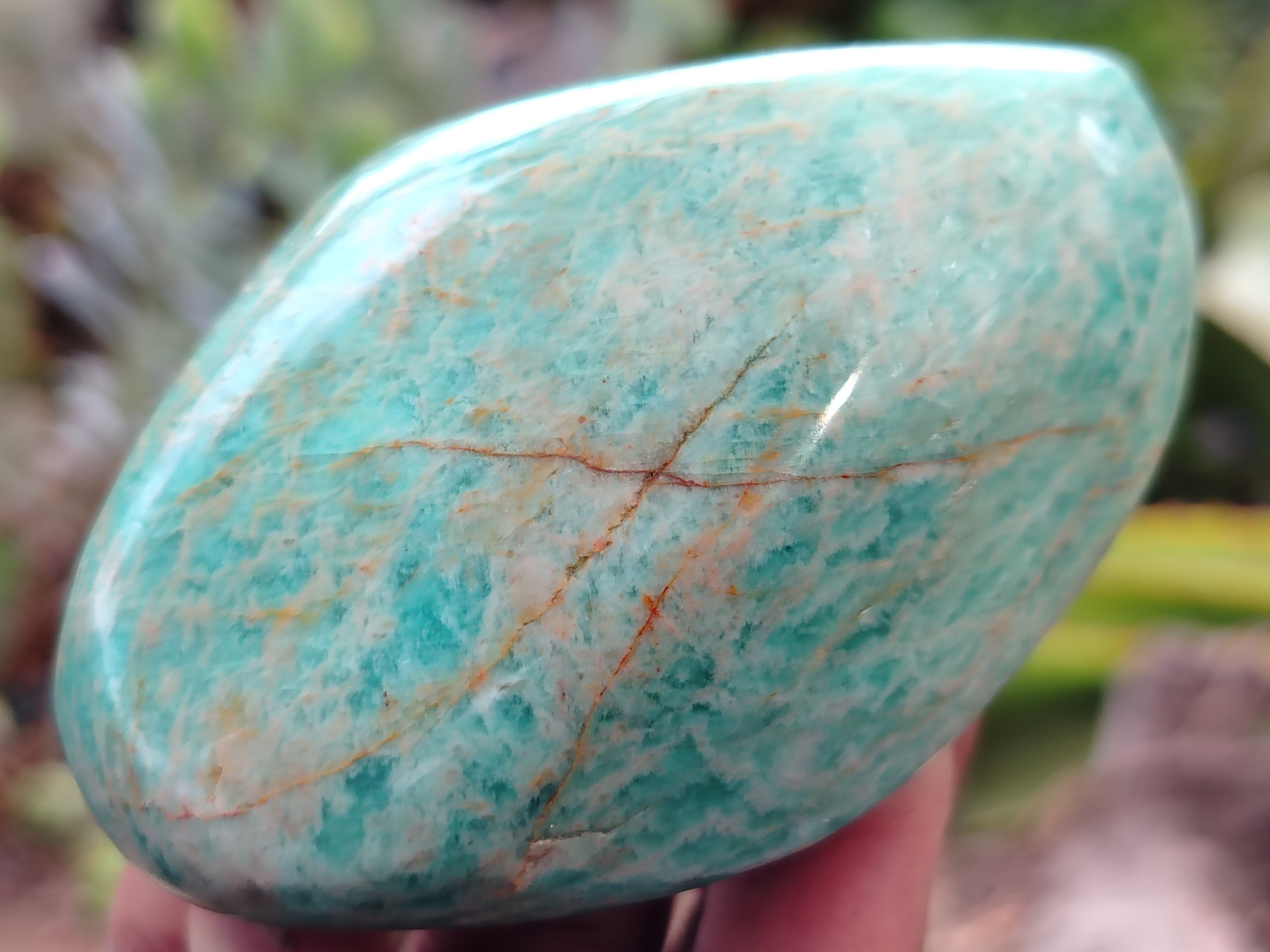 Polished Amazonite Free Forms x 12 From Madagascar - Toprock Gemstones and Minerals 