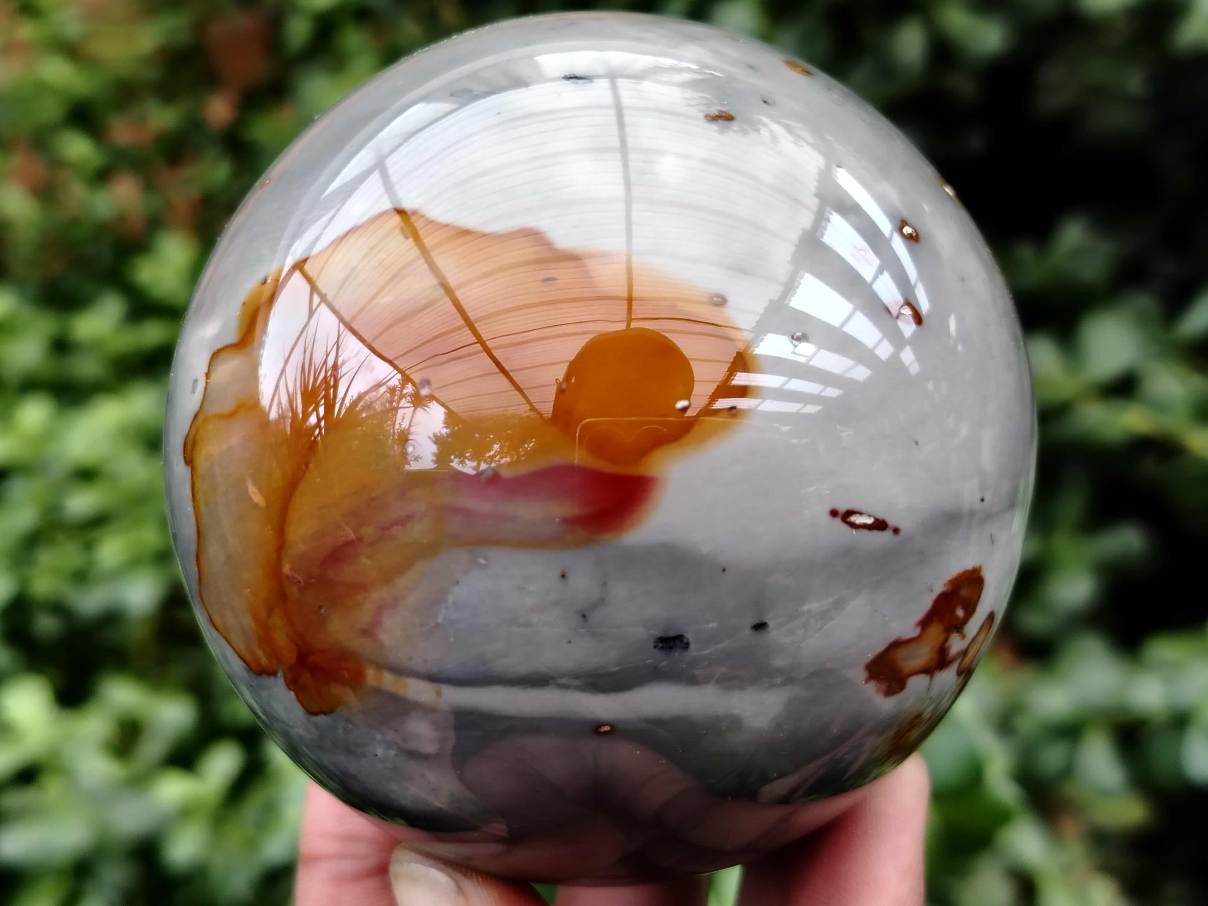 Polished Polychrome Jasper Spheres x 2 From Mahajanga, Madagascar - Toprock Gemstones and Minerals 