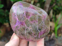 Polished Stichtite Standing Free Forms x 3 From Barberton, South Africa - Toprock Gemstones and Minerals 