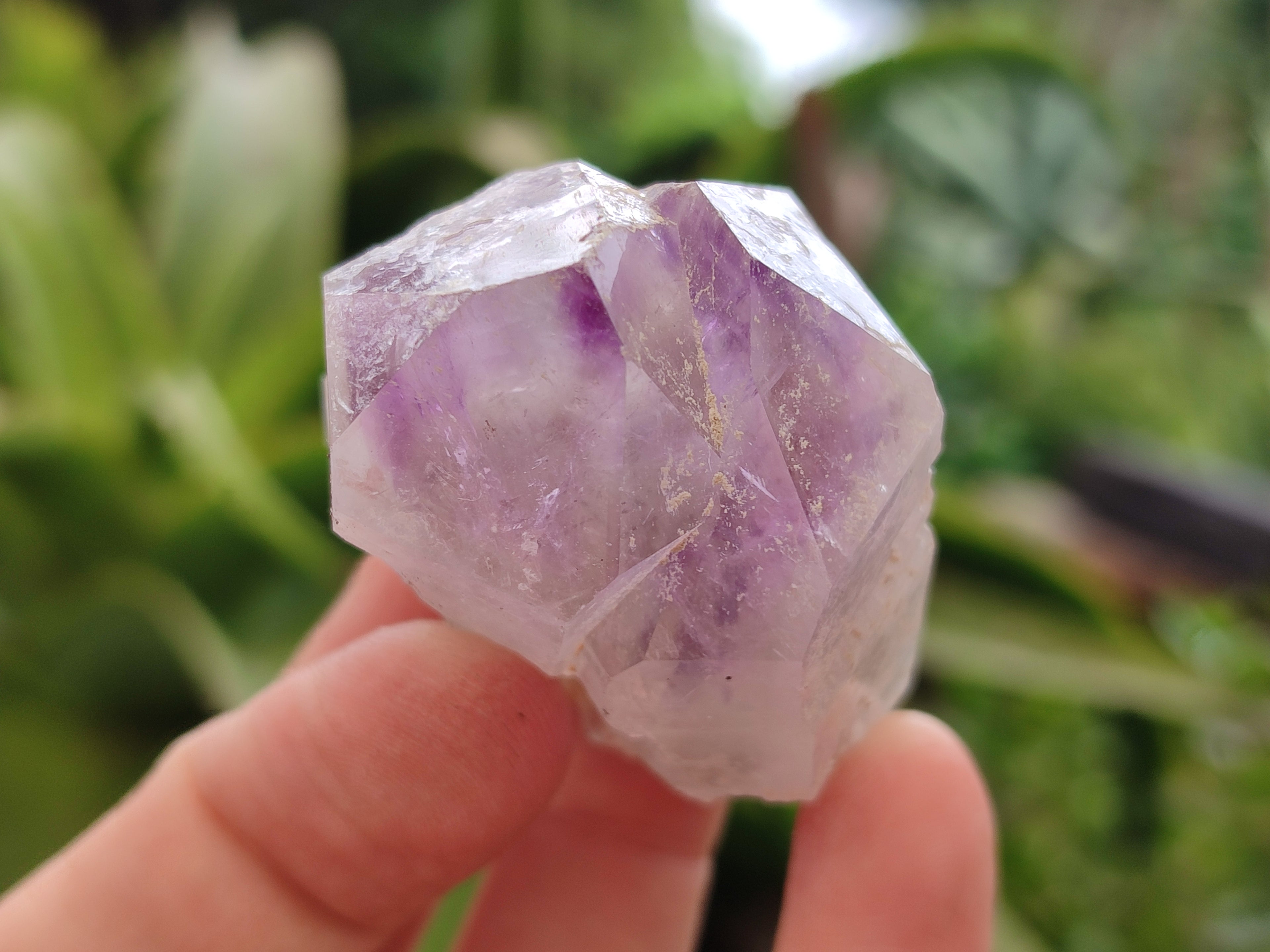 Natural Jacaranda Amethyst Single Quartz Crystals x 24 from Mumbwa, Zambia - Toprock Gemstones and Minerals 