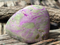 Polished Stichtite Standing Free Forms x 3 From Barberton, South Africa - Toprock Gemstones and Minerals 