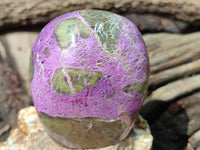 Polished Stichtite Standing Free Forms x 3 From Barberton, South Africa - Toprock Gemstones and Minerals 