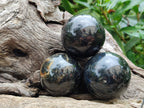 Polished Iolite Spheres x 6 From Ambatofinandrahana, Madagascar - Toprock Gemstones and Minerals 