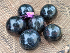 Polished Iolite Spheres x 6 From Ambatofinandrahana, Madagascar - Toprock Gemstones and Minerals 