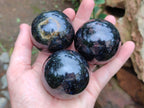 Polished Iolite Spheres x 6 From Ambatofinandrahana, Madagascar - Toprock Gemstones and Minerals 
