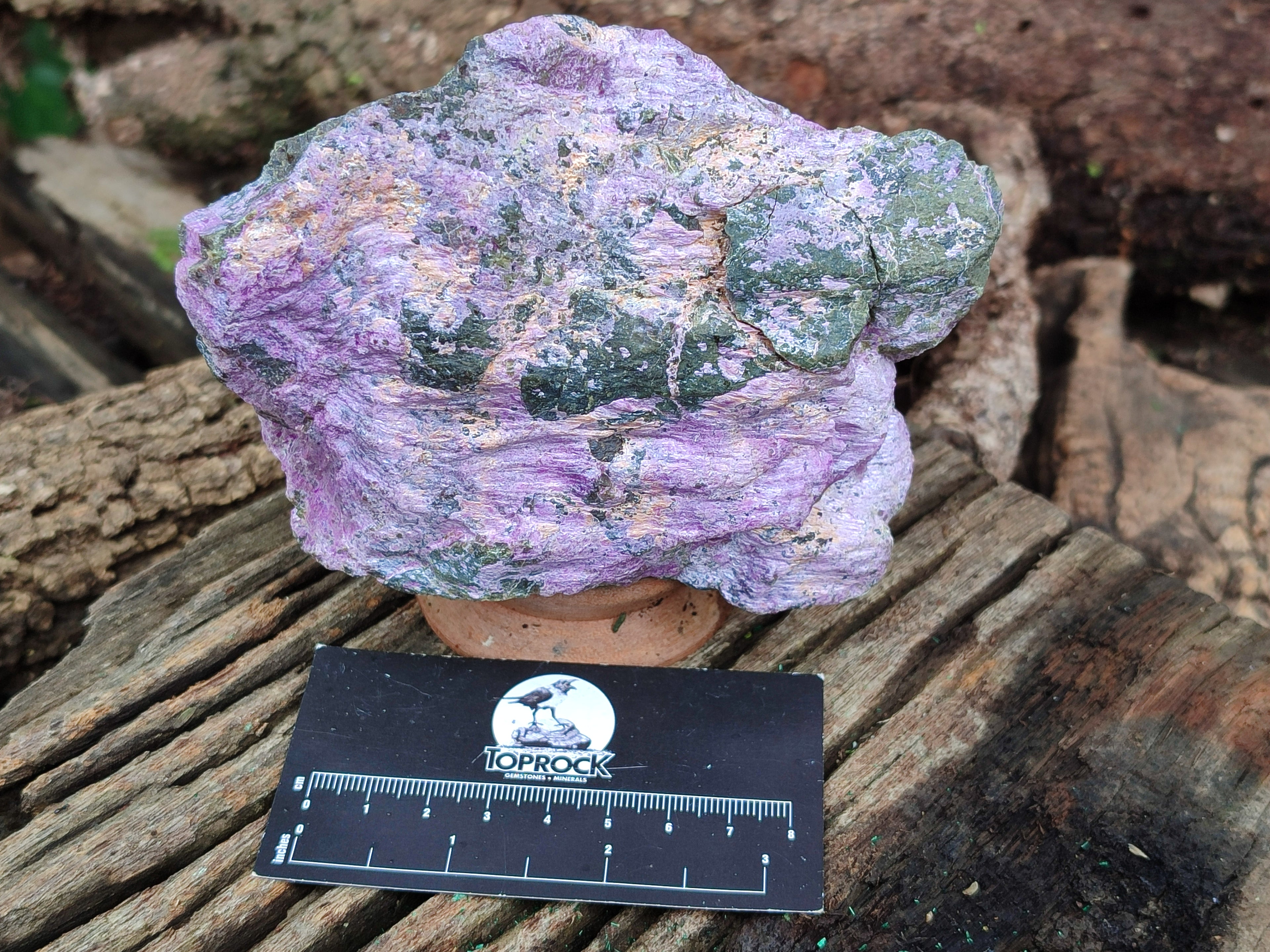 Natural Stichtite Cobbed Specimens x 2 From Barberton, South Africa - Toprock Gemstones and Minerals 