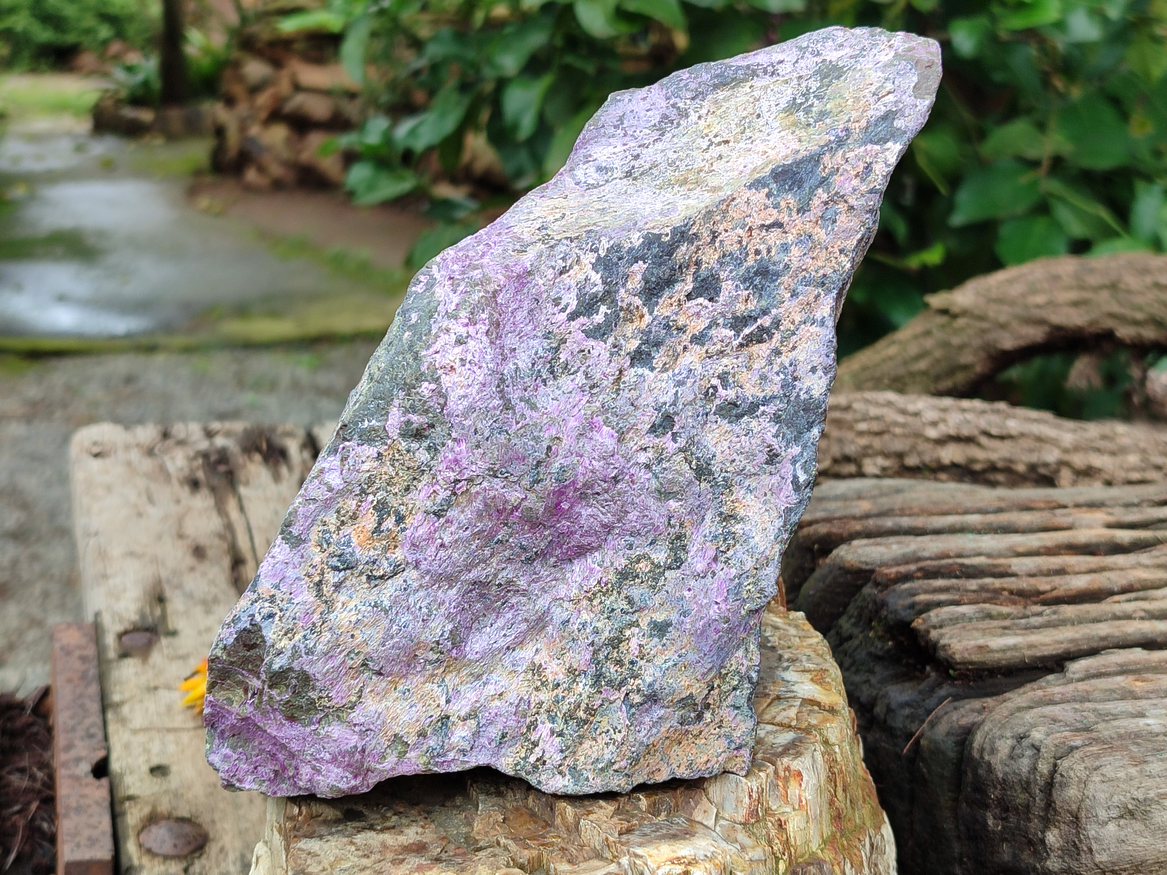 Natural Stichtite Cobbed Specimens x 2 From Barberton, South Africa - Toprock Gemstones and Minerals 