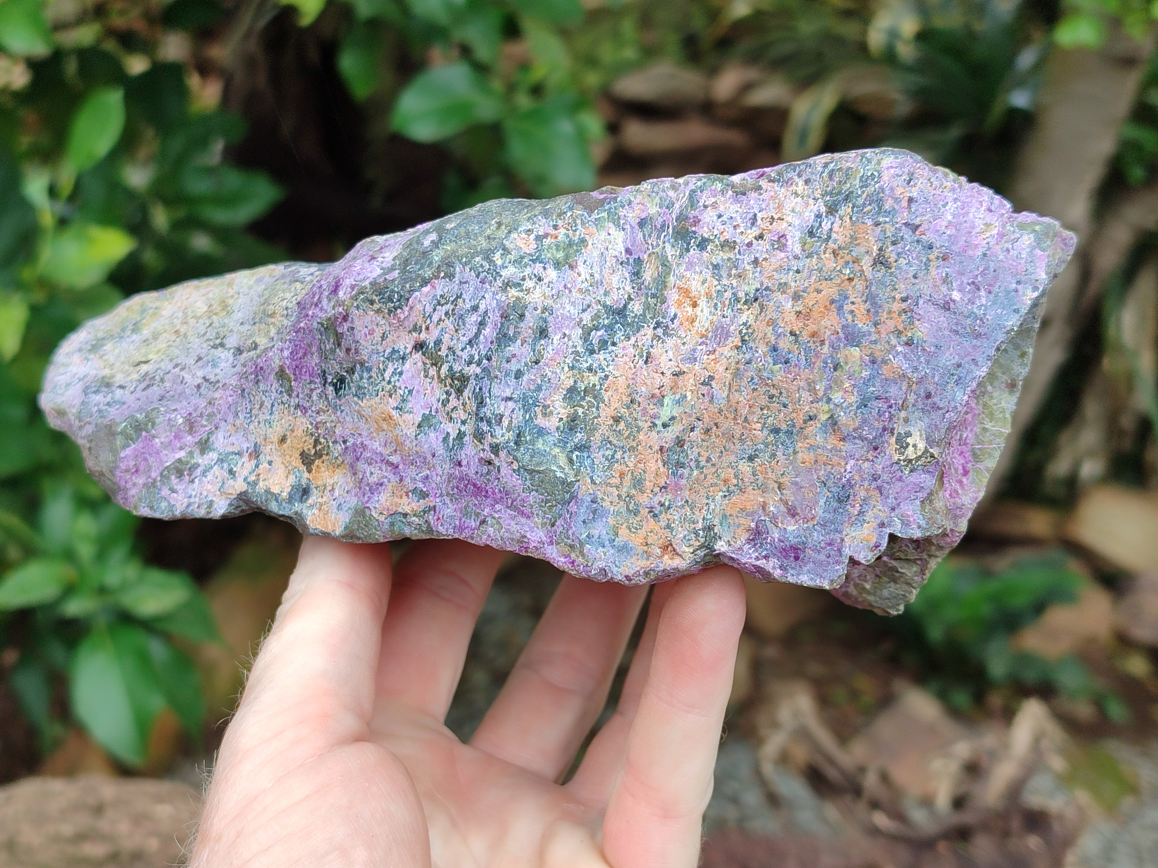 Natural Stichtite Cobbed Specimens x 2 From Barberton, South Africa - Toprock Gemstones and Minerals 