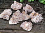 Natural Amethyst Spirit Quartz Clusters x 6 From Boekenhouthoek, South Africa - Toprock Gemstones and Minerals 