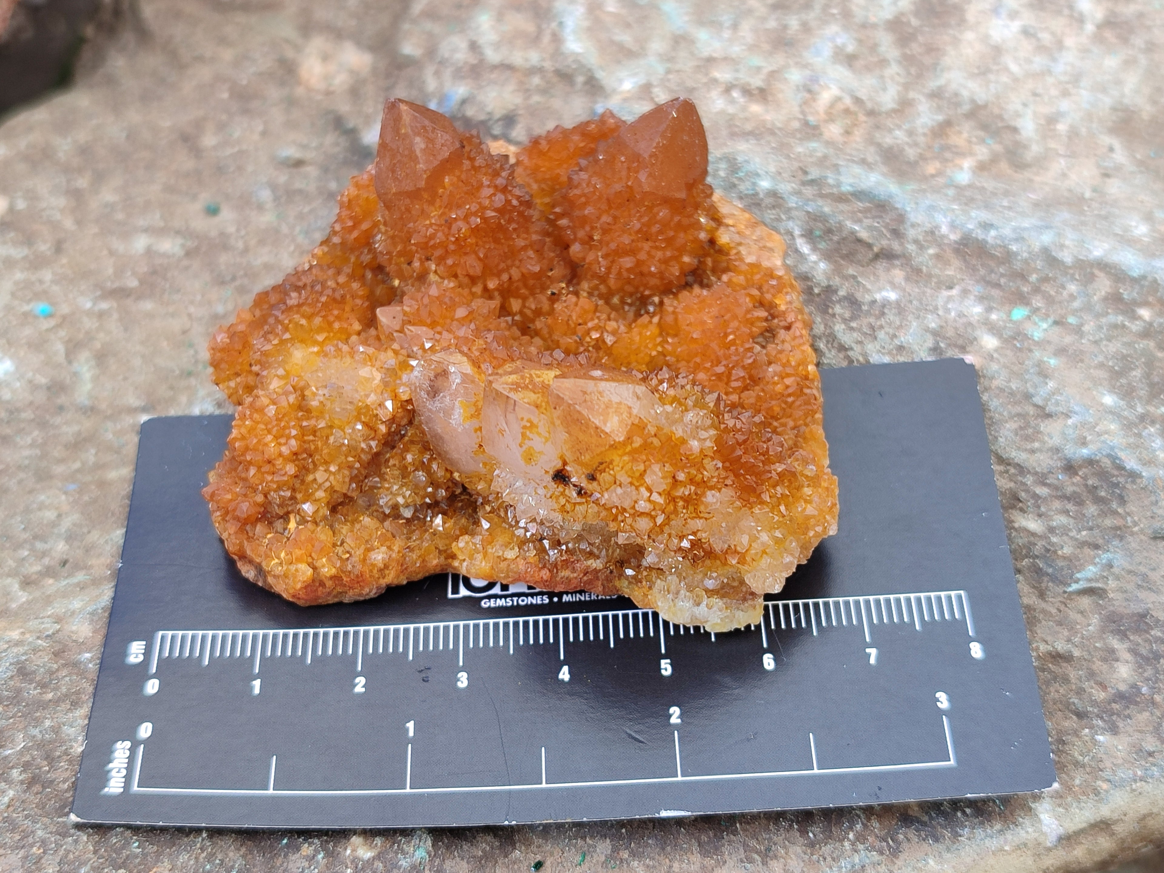 Natural Golden Solar Spirit Quartz Clusters x 12 From Boekenhouthoek, South Africa - Toprock Gemstones and Minerals 