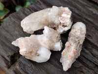 Natural Drusy Quartz Coated Calcite Pseudomorph Specimens x 20 From Lesotho - Toprock Gemstones and Minerals 