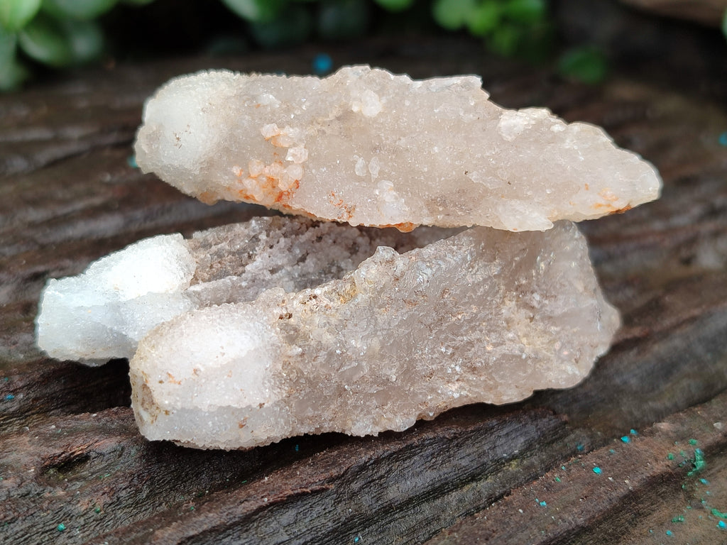 Natural Drusy Quartz Coated Calcite Pseudomorph Specimens x 20 From Lesotho - Toprock Gemstones and Minerals 