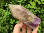 Polished Chevron Amethyst Points x 3 From Madagascar - Toprock Gemstones and Minerals 