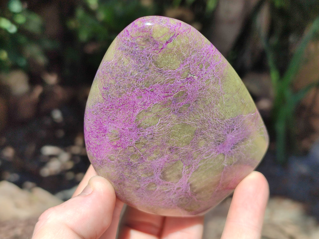 Polished Stichtite Standing Free Forms x 4 From Barberton, South Africa - Toprock Gemstones and Minerals 
