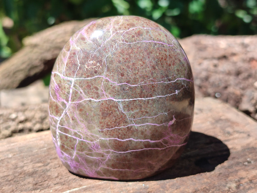 Polished Stichtite Standing Free Forms x 4 From Barberton, South Africa - Toprock Gemstones and Minerals 