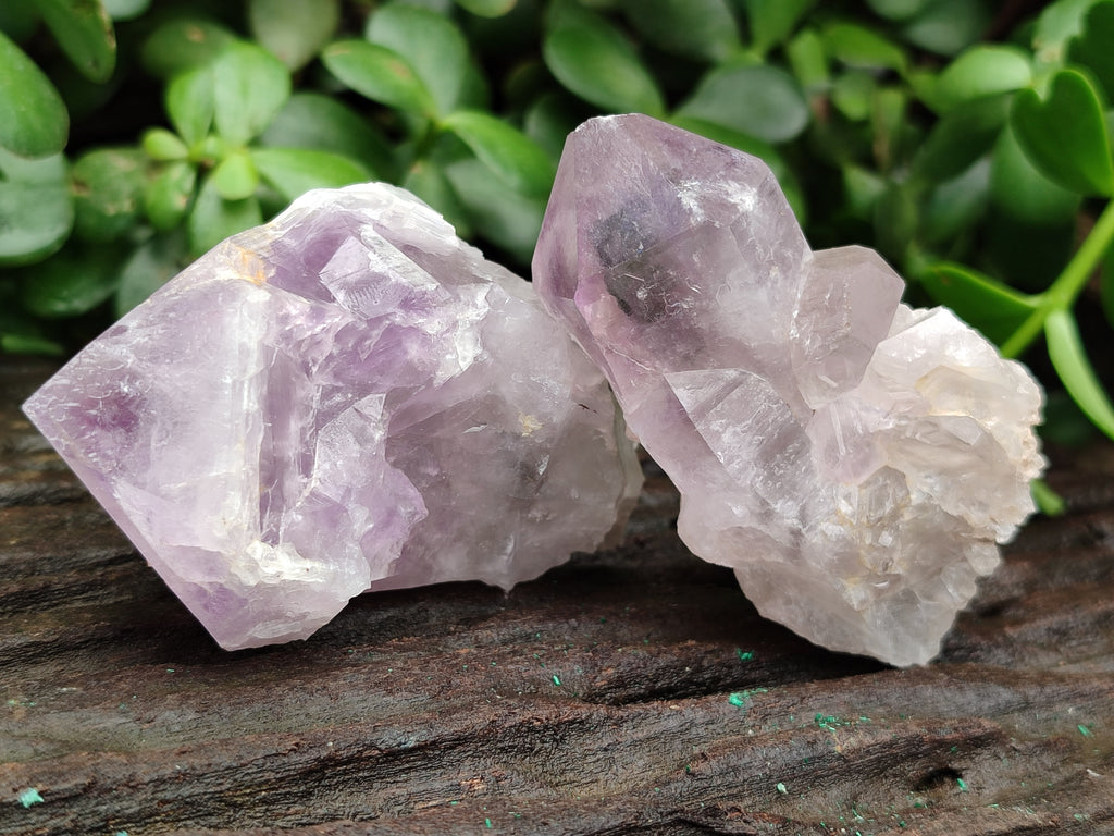 Natural Jacaranda Amethyst Single Quartz Crystals x 24 from Mumbwa, Zambia - Toprock Gemstones and Minerals 