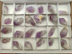 Natural Jacaranda Amethyst Single Quartz Crystals x 24 from Mumbwa, Zambia - Toprock Gemstones and Minerals 